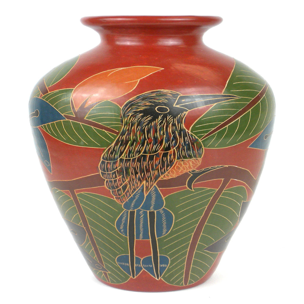 13 inch Tall Vase - Tall Bird Handmade and Fair Trade
