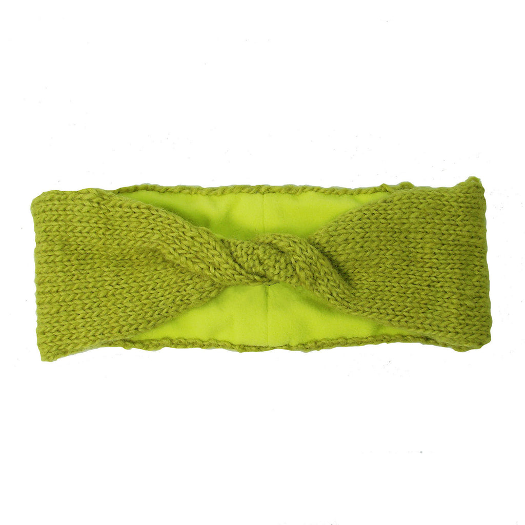 Lined Twist Headband - Citron Handmade and Fair Trade