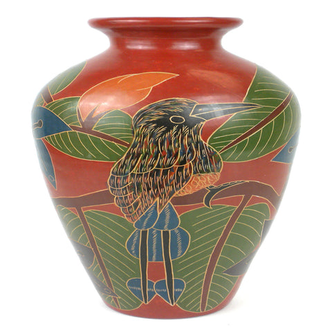 13 inch Tall Vase - Tall Bird Handmade and Fair Trade
