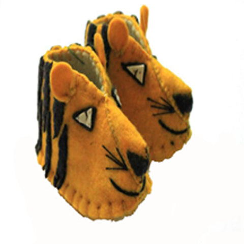 Tiger Zooties Baby Booties - Silk Road Bazaar