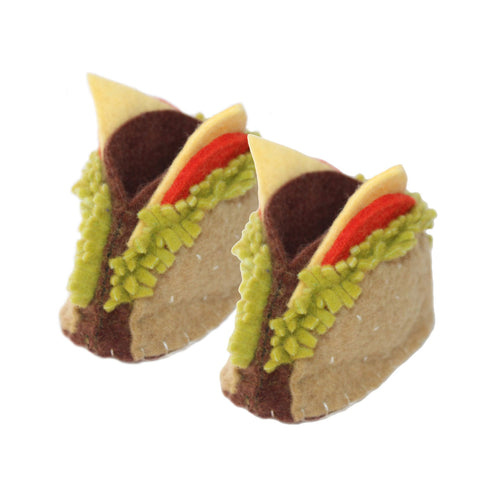 Cheeseburger Zooties Baby Booties - Silk Road Bazaar
