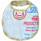 Batiked Baby Bib Gold Star Design - Global Mamas (B)