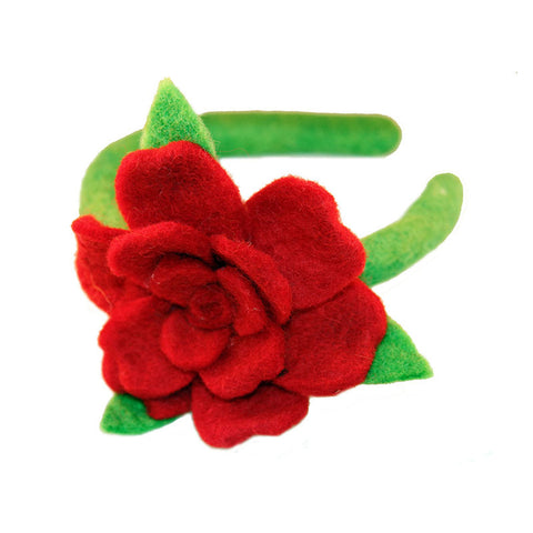 Rose Headband Red - Global Groove (C)