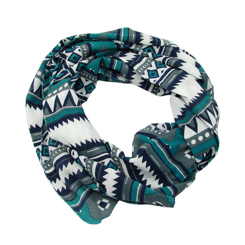 Tribal Geo Print Scarf - WorldFinds (S)
