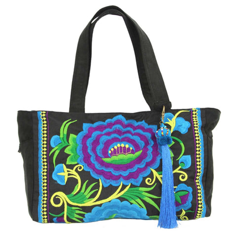 London Rose Bag Blue/Black - Global Groove (B)