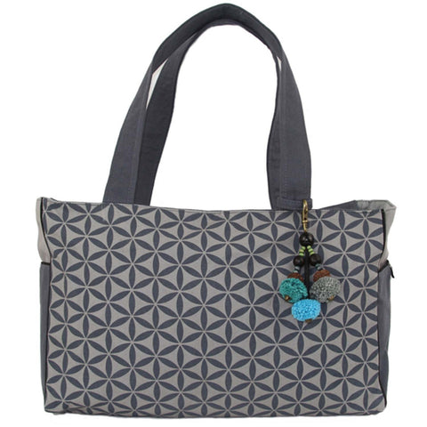 Flower of Life Every Day Bag Grey/Grey - Global Groove (B)