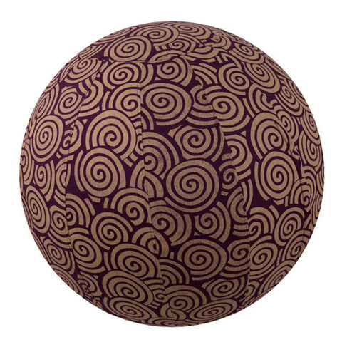 Yoga Ball Cover Size 55cm Design Plum Swirl - Global Groove (Y)