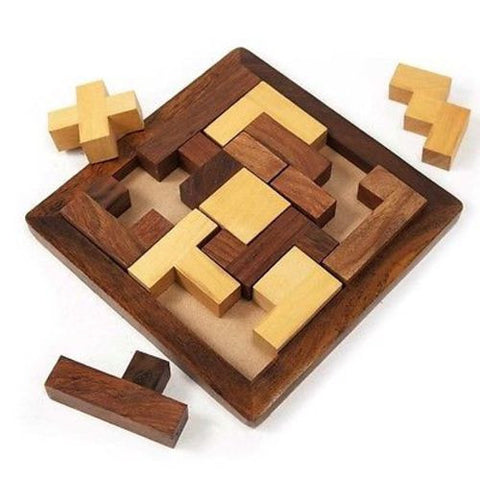 Handmade "Piece It Together" Wood Puzzle Handmade and Fair Trade