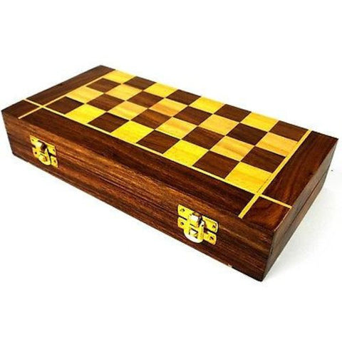 Handmade Folding Chess and Backgammon Game Handmade and Fair Trade