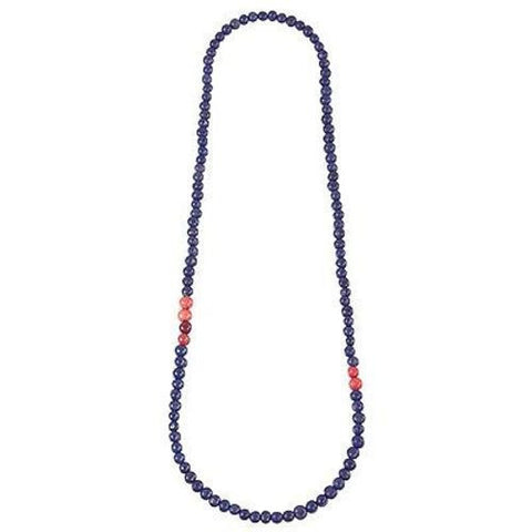 Tropical Acai Necklace in Ultraviolet Handmade and Fair Trade