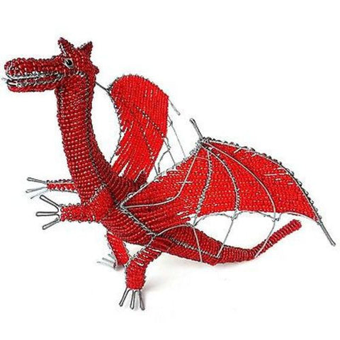 Handmade Large Beaded Dragon Handmade and Fair Trade