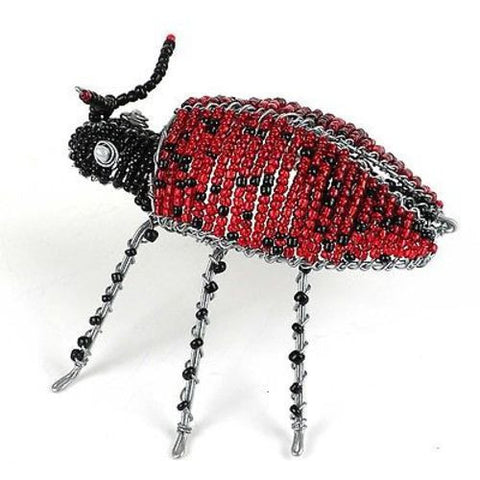 Handmade Beaded Lady Bird Handmade and Fair Trade