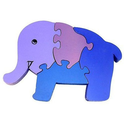 Wooden Elephant Puzzle Handmade and Fair Trade