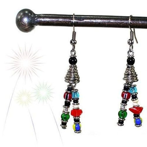 Vibrant Life Earrings Handmade and Fair Trade
