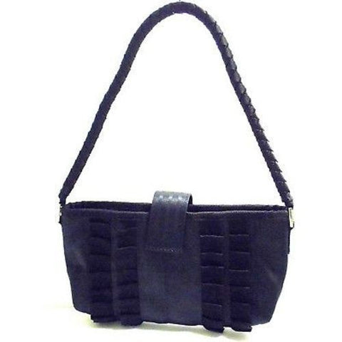 Black Seat Belt Optra Clutch with Strap Handmade and Fair Trade