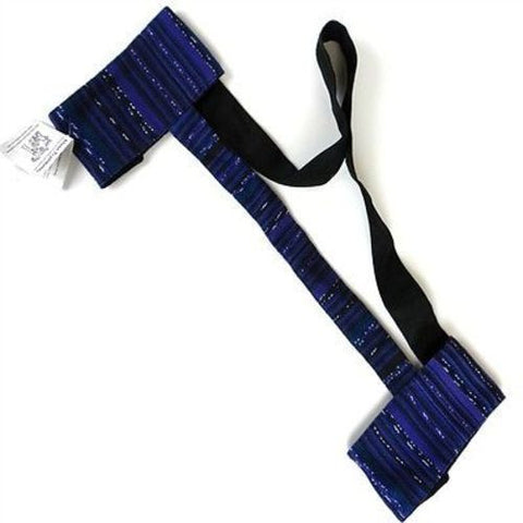 Hand Woven Sololá Yoga Mat Sling in Deep Purple Handmade and Fair Trade